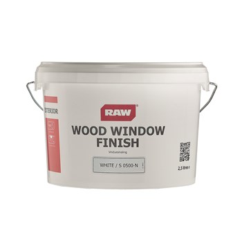 RAW Wood Window Finish