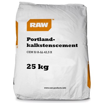 RAW Portland Kalkstenscement CEM II 42,5 R