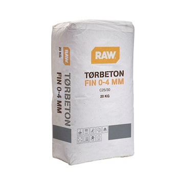RAW Tørbeton Fin 0-4 mm